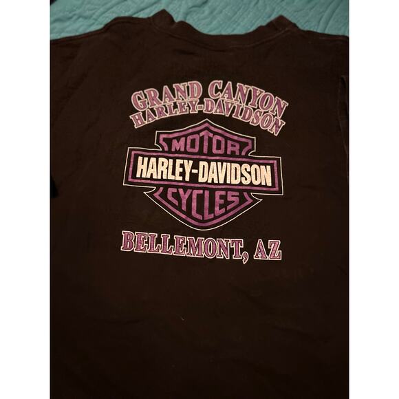 Harley-Davidson Men's Size 3XL T-Shirt Grand Canyon Bellemont, AZ Black SS - Picture 4 of 5